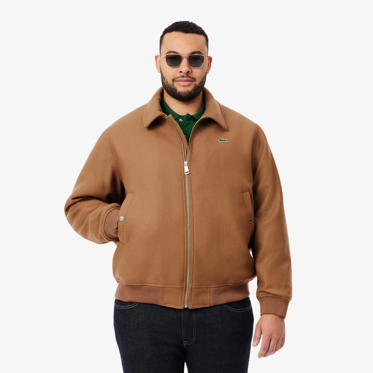 Lacoste Premium Wool Aviator Jacket